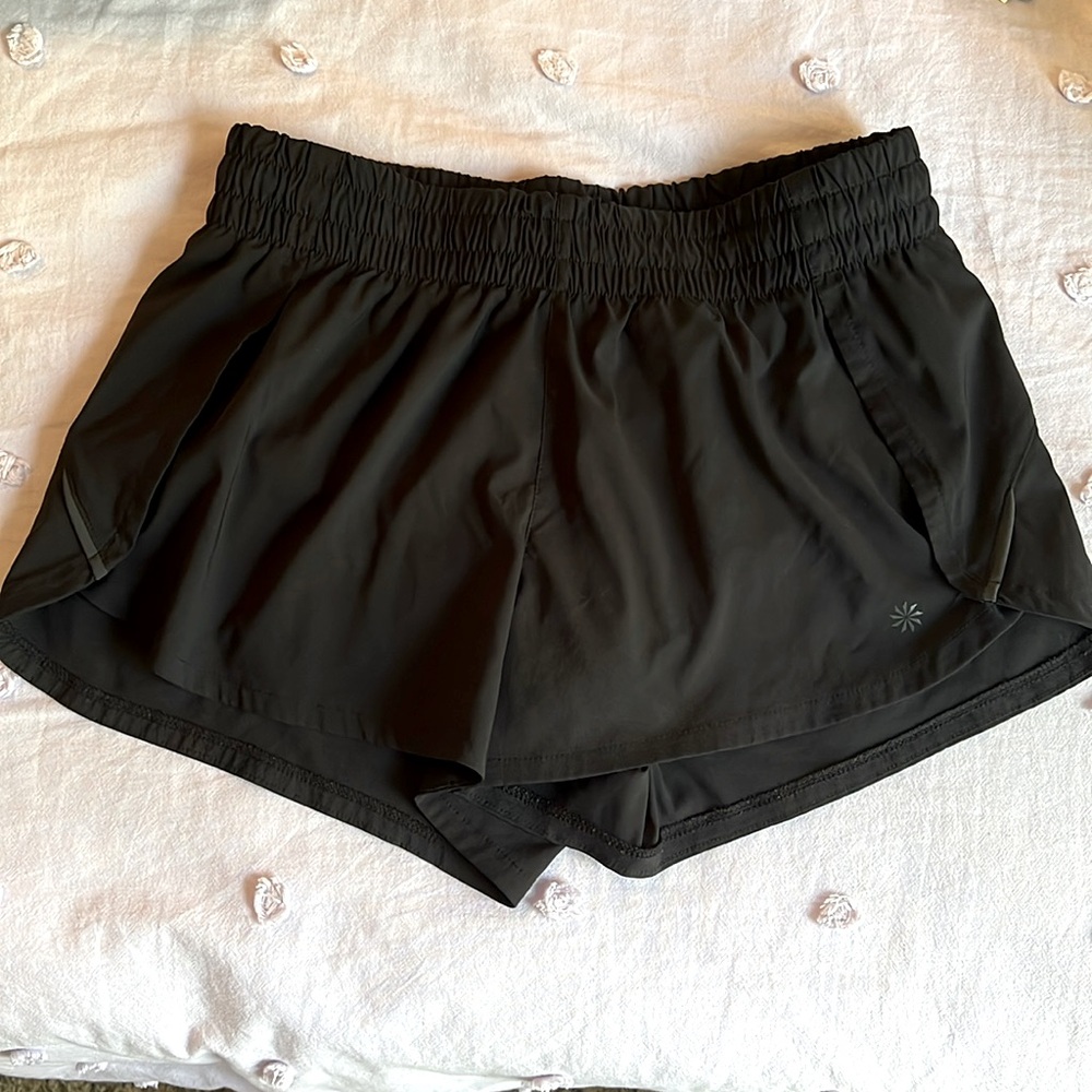 Black Athleta Running Shorts 2.5”